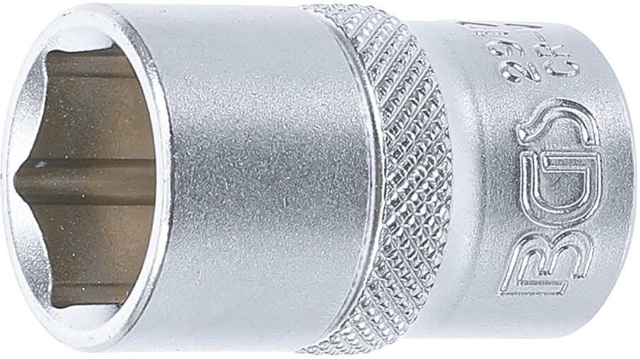 Uzgriežņu atslēgas ieliktnis sešstūris | Piedziņas iekšējais kvadrāts 12,5 mm (1/2") | SW 17 mm