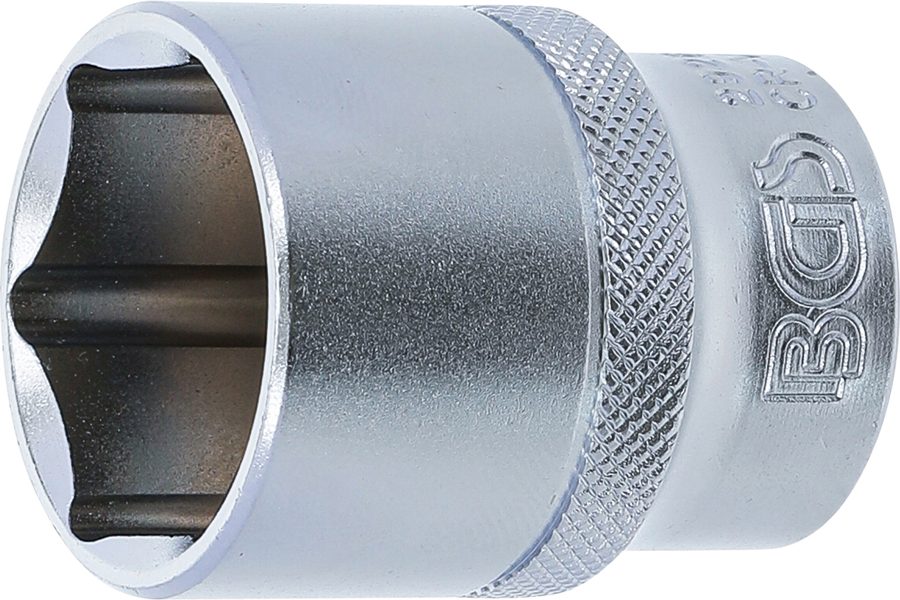 Uzgriežņu atslēgas ieliktnis sešstūris | Piedziņas iekšējais kvadrāts 12,5 mm (1/2") | SW 26 mm