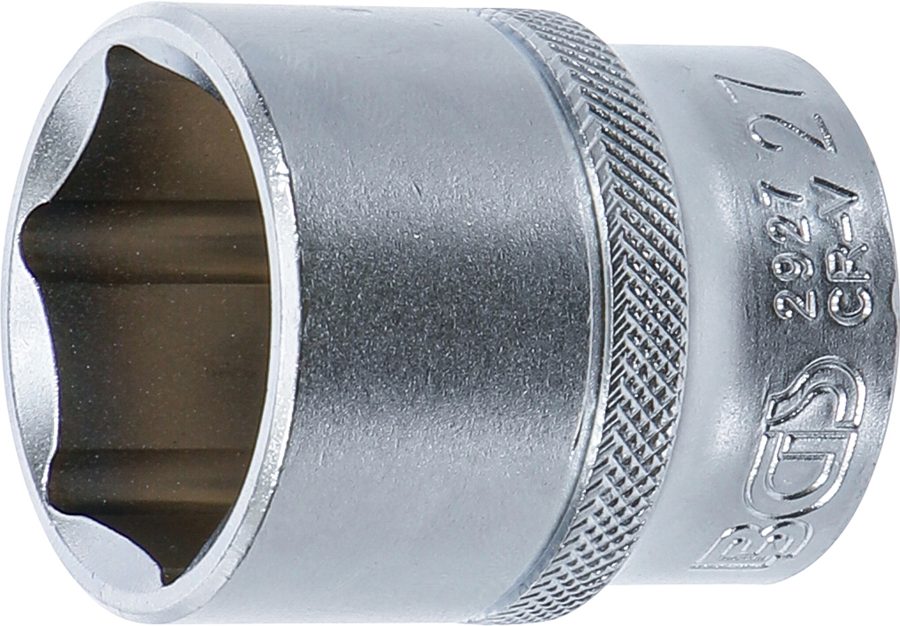 Uzgriežņu atslēgas ieliktnis sešstūris | Piedziņas iekšējais kvadrāts 12,5 mm (1/2") | SW 27 mm