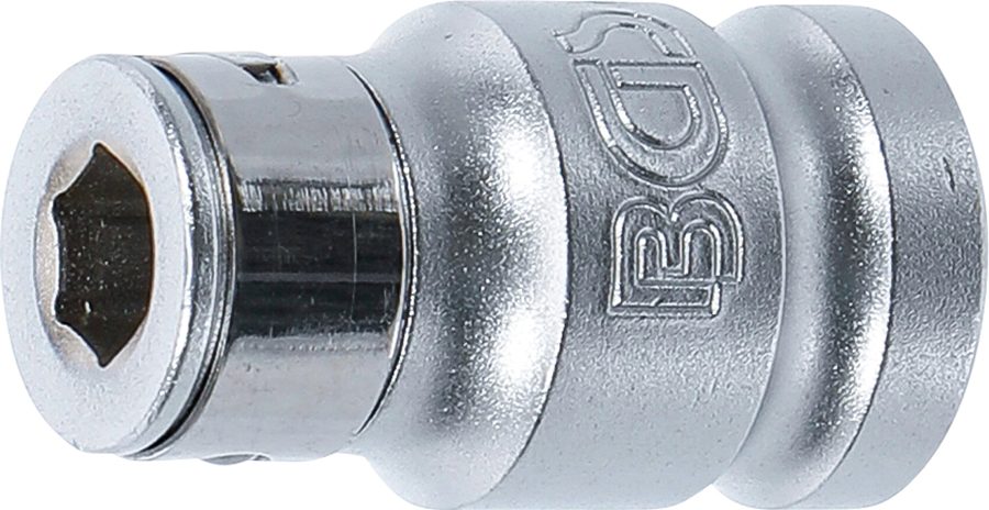 Uzgaļu adapteris ar turēšanas lodi | Iekšējais kvadrāts 12,5 mm (1/2 collas) | Iekšējais sešstūris 8 mm (5/16 collas)