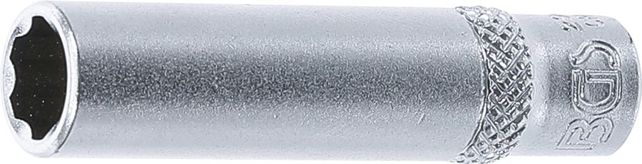 Uzgriežņu atslēgas ieliktnis Super Lock, dziļš | Piedziņas iekšējais kvadrāts 6,3 mm (1/4") | SW 8 mm