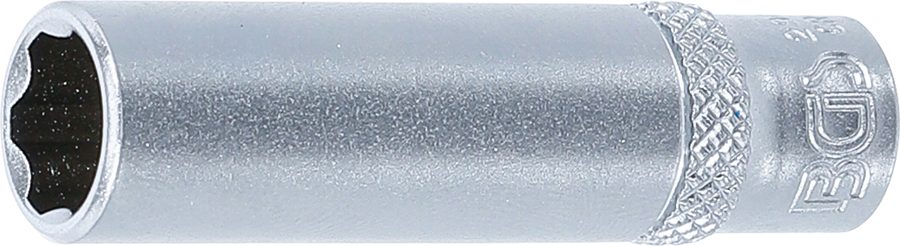 Uzgriežņu atslēgas ieliktnis Super Lock, dziļš | Piedziņas iekšējais kvadrāts 6,3 mm (1/4") | SW 9 mm