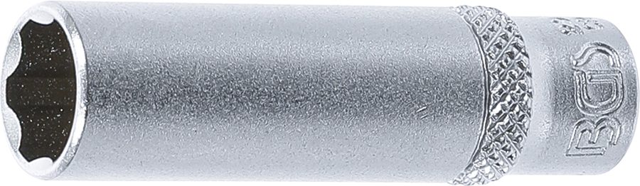 Uzgriežņu atslēgas ieliktnis Super Lock, dziļš | Iekšējā kvadrātveida piedziņa 6,3 mm (1/4") | SW 10 mm