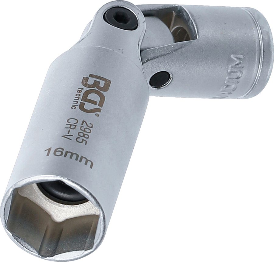 Kvēlsveces savienojuma ieliktņa sešstūris | Piedziņas iekšējais kvadrāts 10 mm (3/8") | SW 16 mm