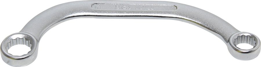 C formas dubultā gredzena uzgriežņu atslēga, divpadsmit punktu | SW 11 x 13 mm