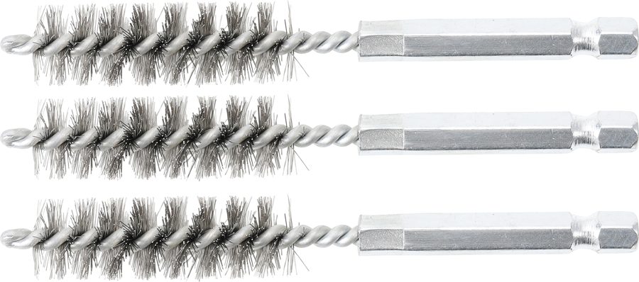 Tērauda suka | 13 mm | Piedziņas ārējais sešstūris 6,3 mm (1/4") | 3 daļ.