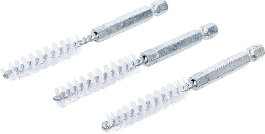 Neilona birste | 9 mm | Piedziņas ārējais sešstūris 6,3 mm (1/4") | 3 daļ.