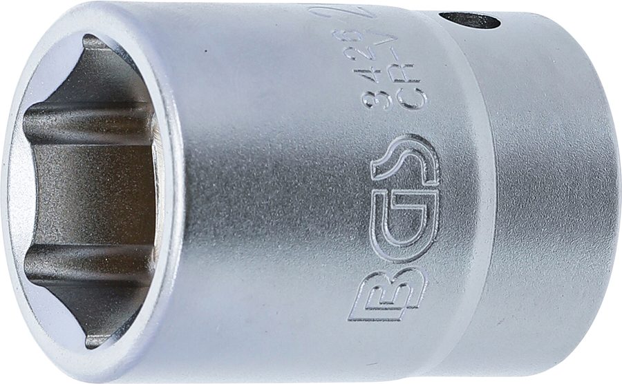 Uzgriežņu atslēgas ieliktnis sešstūris | Piedziņas iekšējais kvadrāts 20 mm (3/4") | SW 26 mm