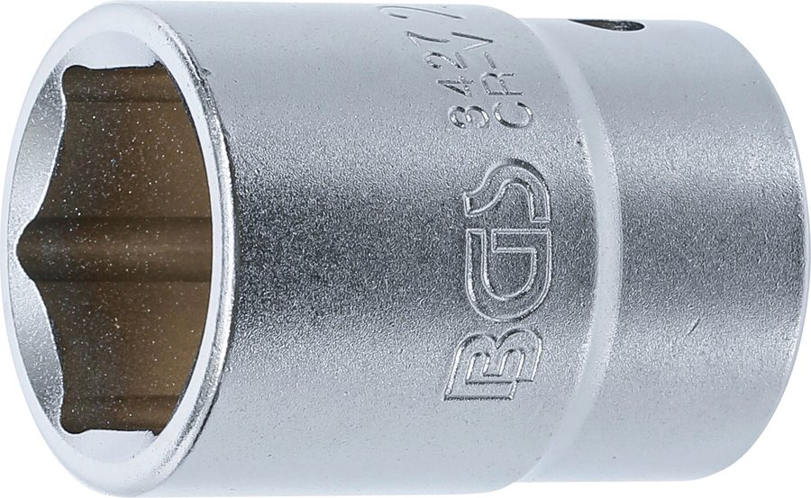 Uzgriežņu atslēgas ieliktnis sešstūris | Piedziņas iekšējais kvadrāts 20 mm (3/4") | SW 27 mm