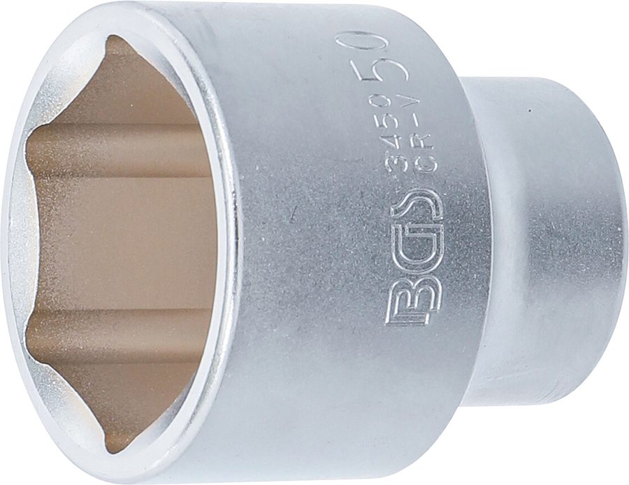 Uzgriežņu atslēgas ieliktnis sešstūris | Piedziņas iekšējais kvadrāts 20 mm (3/4") | SW 50 mm