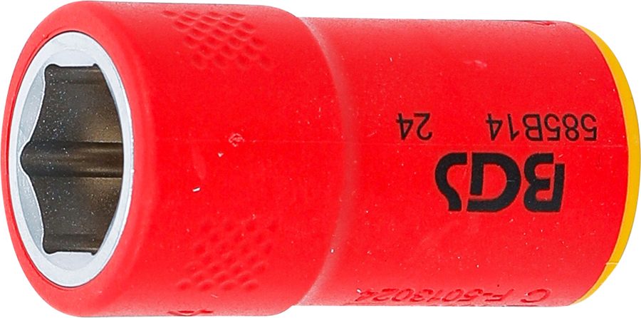 VDE uzgriežņu atslēgas ieliktnis sešstūris | Piedziņas iekšējais kvadrāts 10 mm (3/8") | SW 14 mm