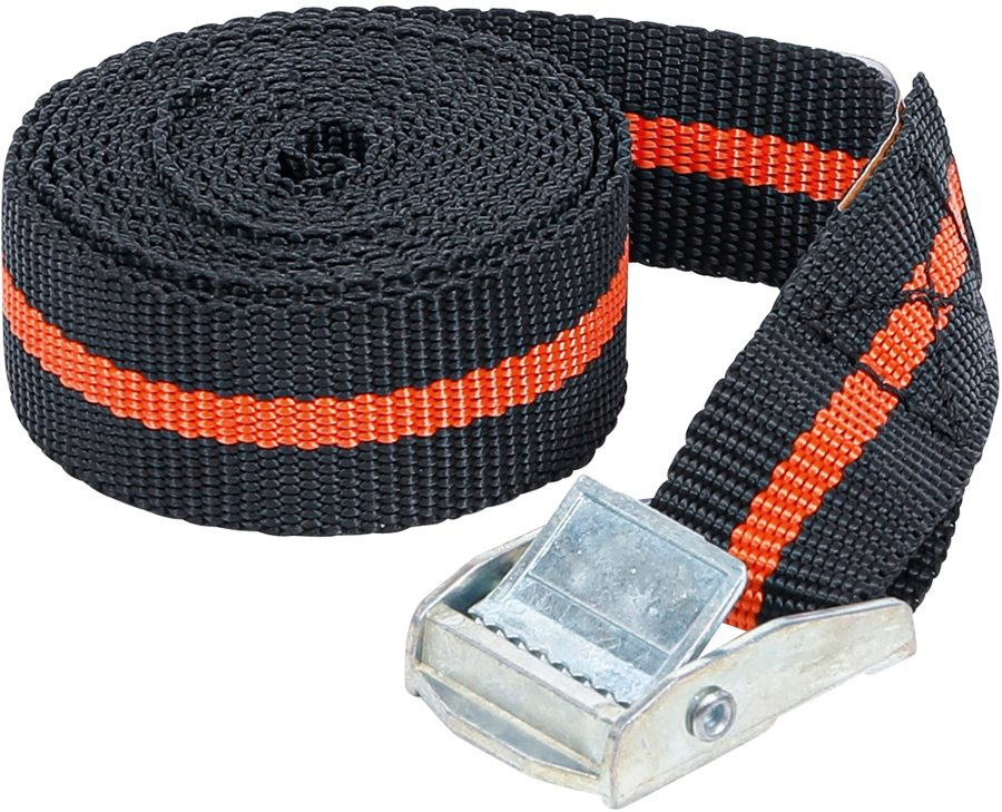 Spriegošanas siksna ar ātru atbrīvošanu | 2,5 m x 25 mm
