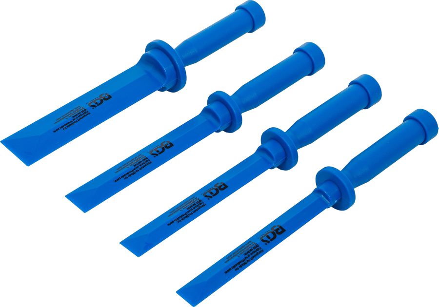 Plastmasas skrāpju komplekts | 19 - 22 - 25 - 38 mm plats | 4 gab.