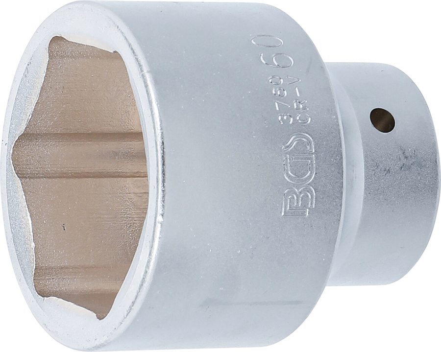 Uzgriežņu atslēgas ieliktnis sešstūris | Iekšējā kvadrātveida piedziņa 25 mm (1") | SW 60 mm