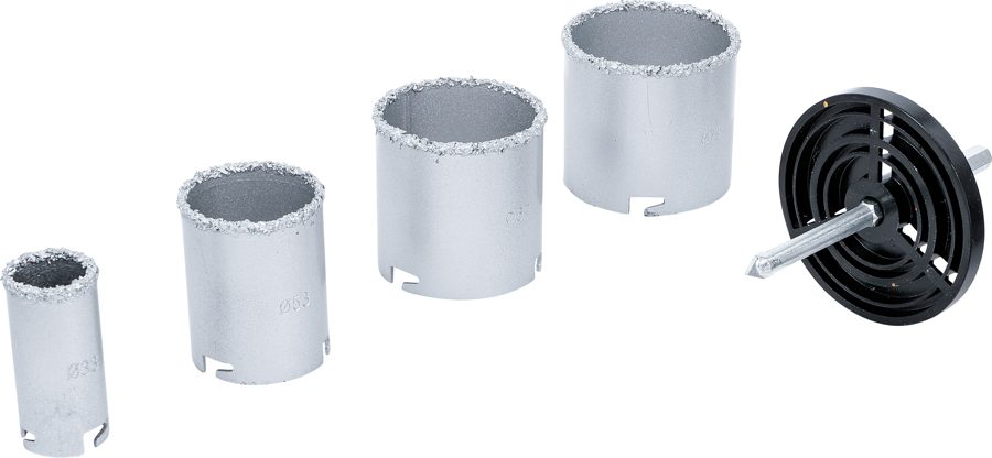 Flīžu urbju komplekts | 33 - 73 mm | 6 gab.