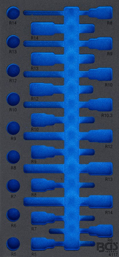 Darbnīcas ratiņu ieliktnis 1/3 | tukšs | 4117. pantam