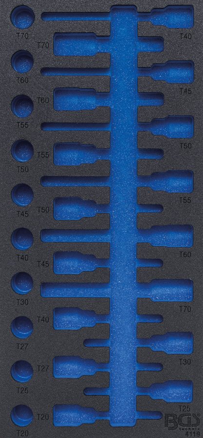 Darbnīcas ratiņu ieliktnis 1/3 | tukšs | 4119. pantam