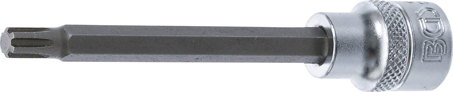 Uzgaļu ieliktnis | Garums 100mm | Iekšējā kvadrātveida piedziņa 10 mm (3/8") | Ķīļa profils (RIBE) M6