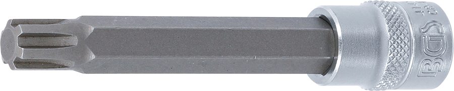 Uzgaļu ieliktnis | Garums 100mm | Iekšējā kvadrātveida piedziņa 10 mm (3/8") | Ķīļa profils (RIBE) M10