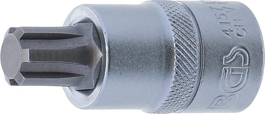 Uzgaļu ieliktnis | Iekšējā kvadrātveida piedziņa 12,5 mm (1/2") | Ķīļa profils (RIBE) M13