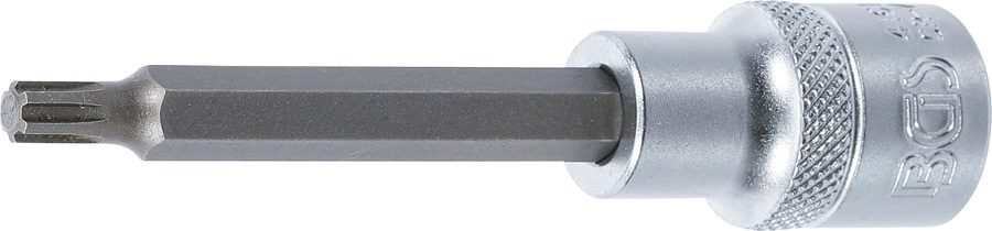 Uzgaļu ieliktnis | Garums 100mm | Iekšējā kvadrātveida piedziņa 12,5 mm (1/2") | Ķīļa profils (RIBE) M6