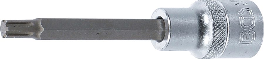 Uzgaļu ieliktnis | Garums 100mm | Iekšējā kvadrātveida piedziņa 12,5 mm (1/2") | Ķīļa profils (RIBE) M7