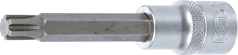 Uzgaļu ieliktnis | Garums 100mm | Iekšējā kvadrātveida piedziņa 12,5 mm (1/2") | Ķīļa profils (RIBE) M10