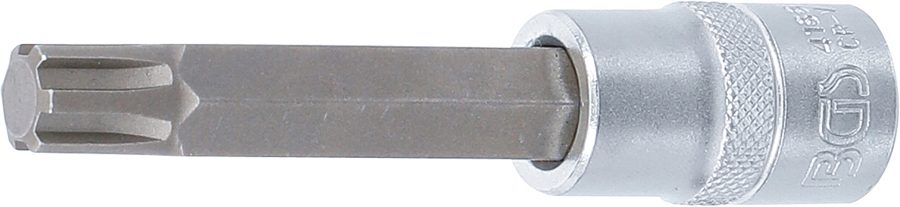 Uzgaļu ieliktnis | Garums 100mm | Iekšējā kvadrātveida piedziņa 12,5 mm (1/2") | Ķīļa profils (RIBE) M12