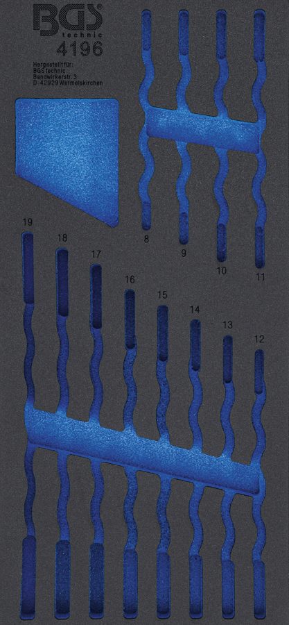Darbnīcas ratiņu ieliktnis 1/3 | tukšs | par 4196. pantu