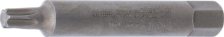 Bits | Garums 75mm | Ārējā sešstūra piedziņa 12,5 mm (1/2") | T veida profils (Torx) T40