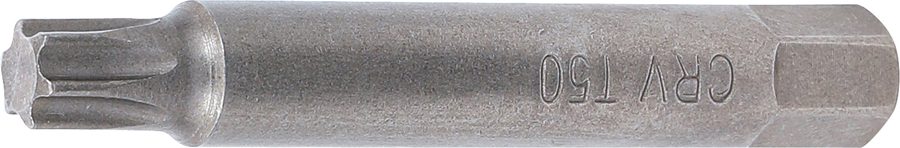 Bits | Garums 75mm | Ārējā sešstūra piedziņa 12,5 mm (1/2") | T veida profils (Torx) T50