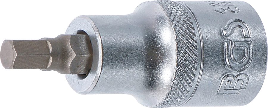 Uzgaļu ieliktnis | Piedziņas iekšējais kvadrāts 12,5 mm (1/2") | iekšējais sešstūris 6 mm