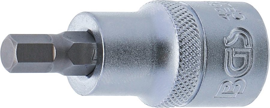 Uzgaļu ieliktnis | Piedziņas iekšējais kvadrāts 12,5 mm (1/2") | iekšējais sešstūris 7 mm