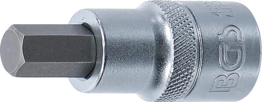Uzgaļu ieliktnis | Piedziņas iekšējais kvadrāts 12,5 mm (1/2") | iekšējais sešstūris 10 mm