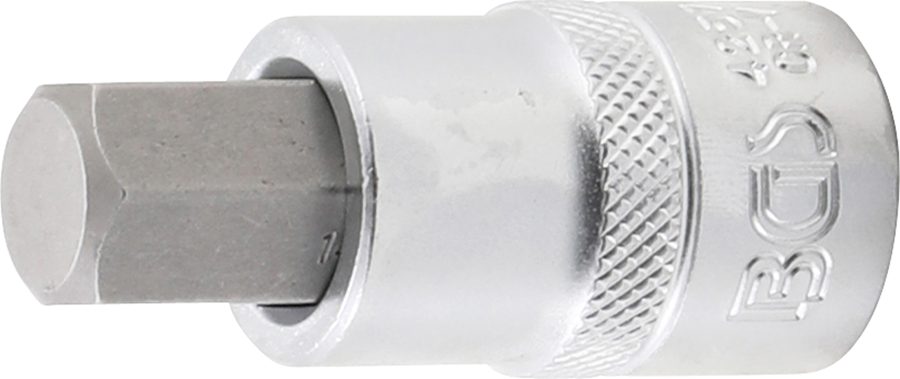 Uzgaļu ieliktnis | Piedziņas iekšējais kvadrāts 12,5 mm (1/2") | iekšējais sešstūris 14 mm