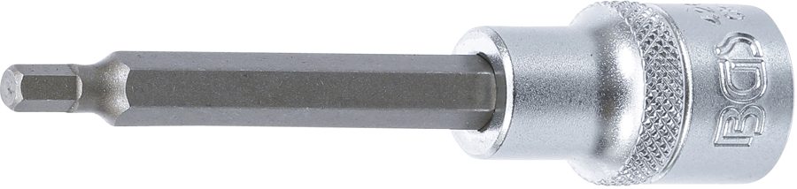 Uzgaļu ieliktnis | Garums 100mm | Piedziņas iekšējais kvadrāts 12,5 mm (1/2") | iekšējais sešstūris 5 mm