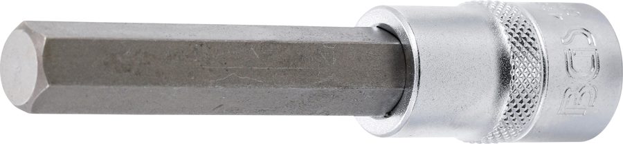 Uzgaļu ieliktnis | Garums 100mm | Piedziņas iekšējais kvadrāts 12,5 mm (1/2 collas) | iekšējais sešstūris 12 mm