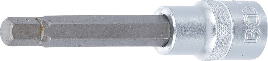 Uzgaļu ieliktnis | Garums 100mm | Piedziņas iekšējais kvadrāts 12,5 mm (1/2") | iekšējais sešstūris 9 mm
