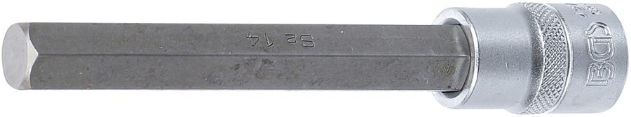 Uzgaļu ieliktnis | Garums 140mm | Piedziņas iekšējais kvadrāts 12,5 mm (1/2") | iekšējais sešstūris 14 mm