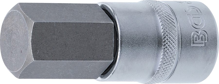 Uzgaļu ieliktnis | Garums 70mm | Piedziņas iekšējais kvadrāts 12,5 mm (1/2 collas) | iekšējais sešstūris 22 mm