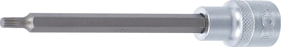 Uzgaļu ieliktnis | Garums 140mm | Piedzīt iekšējo kvadrātu 12,5 mm (1/2 collas) | iekšējā šķautne (XZN) M5