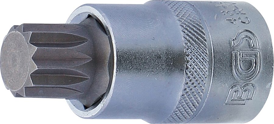 Uzgaļu ieliktnis | Piedzīt iekšējo kvadrātu 12,5 mm (1/2 collas) | iekšējā šķautne (XZN) M16