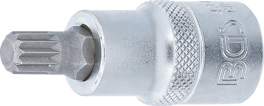 Uzgaļu ieliktnis | Piedzīt iekšējo kvadrātu 12,5 mm (1/2 collas) | iekšējā šķautne (XZN) M9