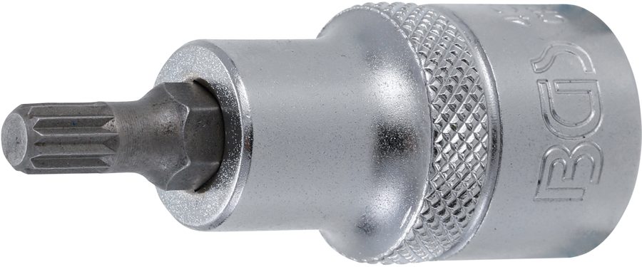 Uzgaļu ieliktnis | Piedzīt iekšējo kvadrātu 12,5 mm (1/2 collas) | iekšējā šķautne (XZN) M6