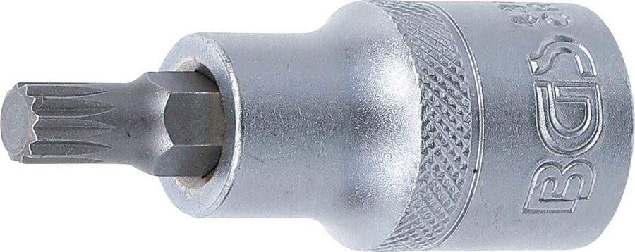 Uzgaļu ieliktnis | Piedzīt iekšējo kvadrātu 12,5 mm (1/2 collas) | iekšējā šķautne (XZN) M8