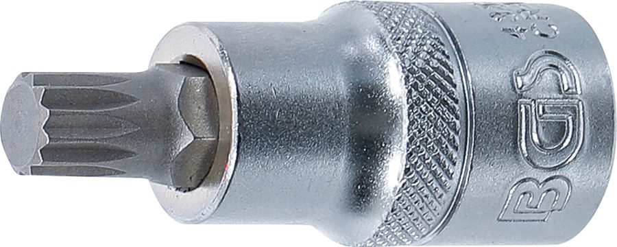 Uzgaļu ieliktnis | Piedzīt iekšējo kvadrātu 12,5 mm (1/2 collas) | iekšējā šķautne (XZN) M10