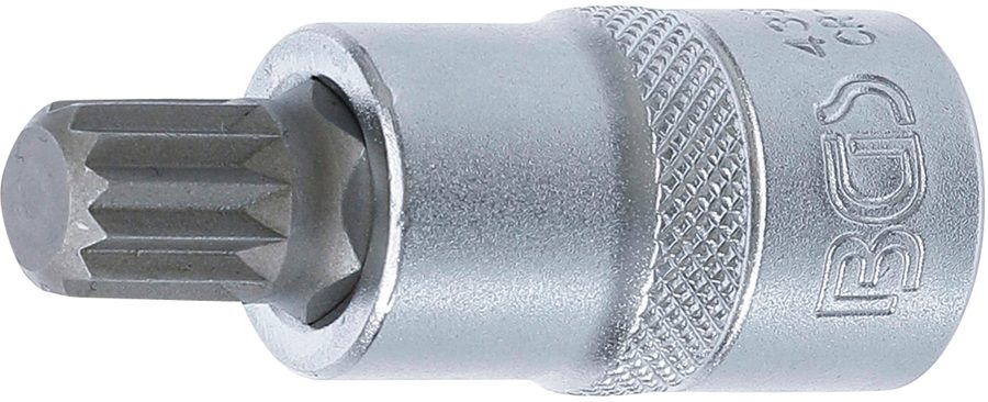 Uzgaļu ieliktnis | Piedzīt iekšējo kvadrātu 12,5 mm (1/2 collas) | iekšējā šķautne (XZN) M12