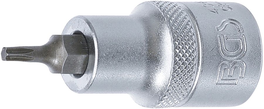 Uzgaļu ieliktnis | Iekšējā kvadrātveida piedziņa 12,5 mm (1/2") | T veida profils (Torx) T15