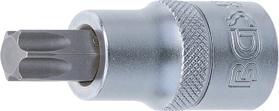 Uzgaļu ieliktnis | Iekšējā kvadrātveida piedziņa 12,5 mm (1/2") | T veida profils (Torx) T55