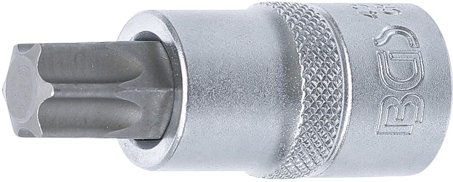 Uzgaļu ieliktnis | Iekšējā kvadrātveida piedziņa 12,5 mm (1/2") | T veida profils (Torx) T60